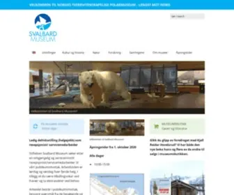 Svalbardmuseum.no(Svalbard Museum) Screenshot