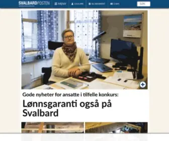 Svalbardposten.no(Forside) Screenshot