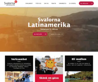 Svalorna.se(Svalorna Latinamerika) Screenshot