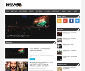 Svanapaper.com(Music comes first) Screenshot