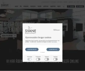 Svane.com(Svane Køkkenet) Screenshot