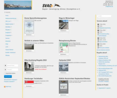 Svaoe.de(SVAOe Hamburg) Screenshot
