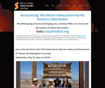 Svapfilmfest.com(Silicon Valley Asian Pacific FilmFest) Screenshot