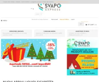 Svapoexpress.it(Sigaretta elettronica e liquidi vendita online di liquidi Aromi) Screenshot
