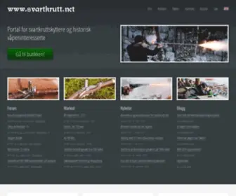 Svartkrutt.net(Forside) Screenshot
