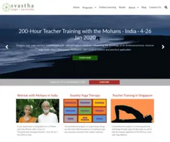 Svastha.net(Svastha Yoga & Ayurveda) Screenshot