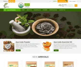 Svatvherbal.com(Svatv Herbal) Screenshot