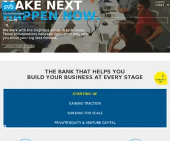 Svbank.com(Silicon Valley Bank) Screenshot