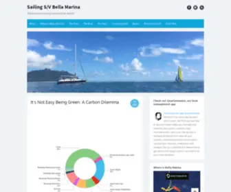 Svbellamarina.com(Adventures sailing around the world) Screenshot