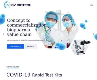 Svbiotech.in(SV Biotech) Screenshot