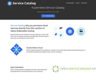 SVC-Cat.io(Service Catalog) Screenshot