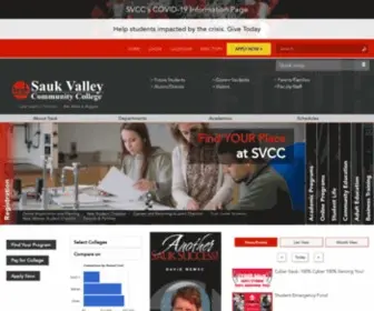 SVCC.edu(Sauk Valley Community College) Screenshot