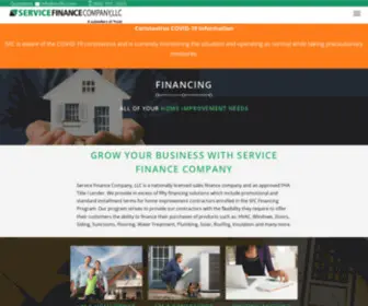 SVcfin.com(Service Finance) Screenshot