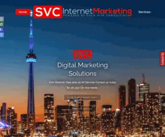 Svcinternetmarketing.com(Internet Marketing Services in the Greater Toronto Area) Screenshot