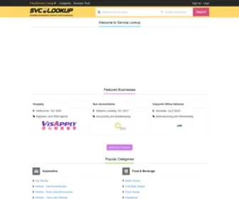 SVclookup.com.au(Service Lookup) Screenshot