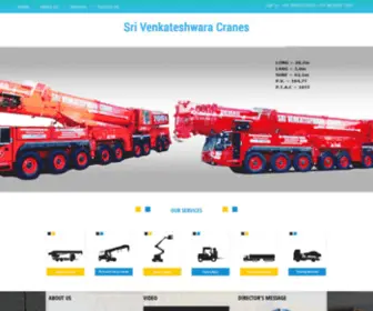 SVcranes.in(Sri Venkateshwara Cranes) Screenshot