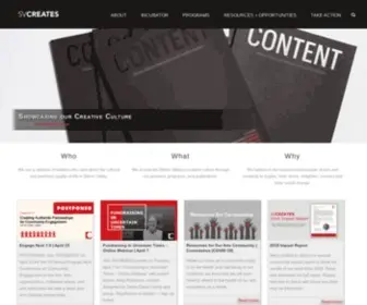 SVcreates.org(Home) Screenshot