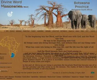 SVdbotswana.org(Divine Word Missionaries) Screenshot