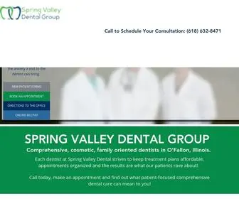 SVDG-Ofallon.com(Spring Valley Dental Group) Screenshot