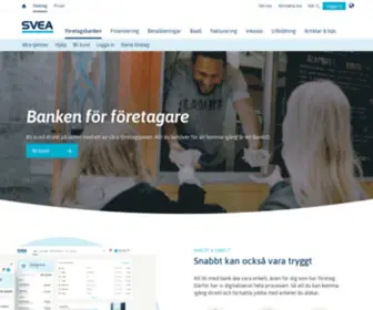 Sveabank.com(Företagsbank) Screenshot
