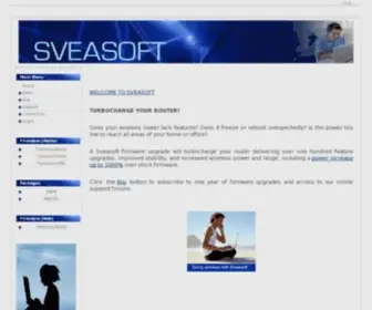 Sveasoft.com(TURBOCHARGE YOUR ROUTER) Screenshot