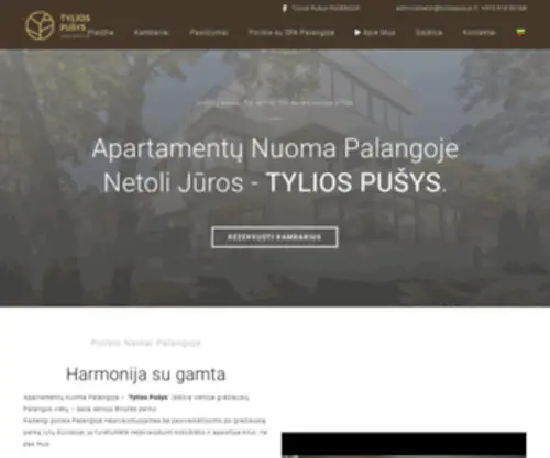 Sveciunamai.lt(Apartamentų nuoma Palangoje netoli jūros) Screenshot