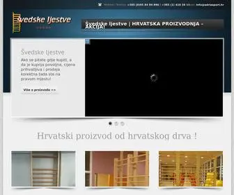 Svedskeljestve.com.hr(Vedske ljestve) Screenshot