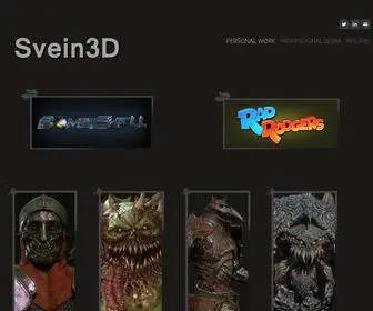 Svein3D.com(Personal Work) Screenshot