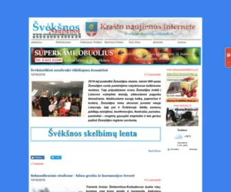 Sveksnosnaujienos.lt(Švėkšnos naujienos) Screenshot