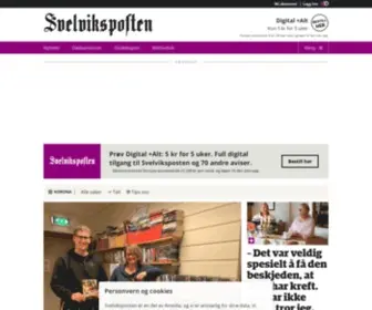 Svelviksposten.no(Svelviksposten) Screenshot