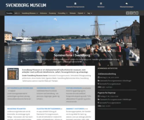 Svendborgmuseum.dk(Velkommen til Svendborg Museum) Screenshot