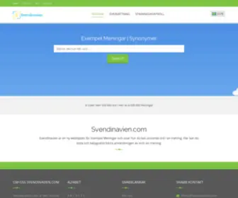 Svendinavien.com(Exempel) Screenshot