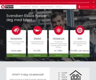 Svendseneksos.no(Fix & Drive by Svendsen Eksos) Screenshot