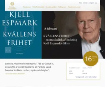 Svenskaakademien.se Screenshot