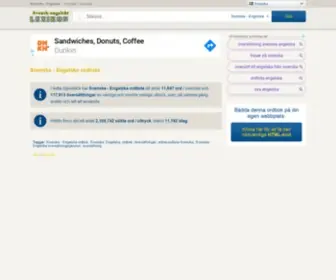 Svenskaengelskaordbok.com(Svenska Engelska Ordbok) Screenshot