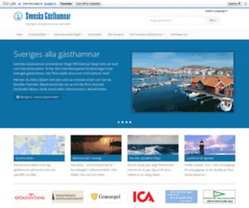 Svenskagasthamnar.se(Svenskagasthamnar) Screenshot