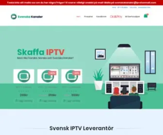 Svenskakanaler.com(Svenska IPTV Kanaler) Screenshot