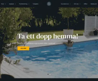 Svenskapoolspa.se(Svenska Pool & Spa) Screenshot