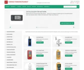 Svenskatermoinstrument.se(ST Termo mätinstrument) Screenshot