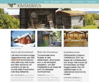 Svenskatimmerhus.com(Svenska Timmerhus) Screenshot