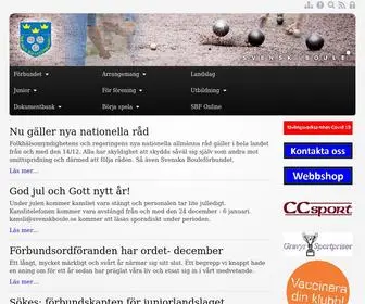 Svenskboule.se(Bouleförbundet) Screenshot