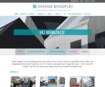 Svenskbyggplat.se(Byggplåt) Screenshot