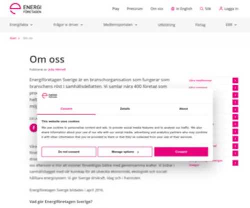 Svenskfjarrvarme.se(Start) Screenshot