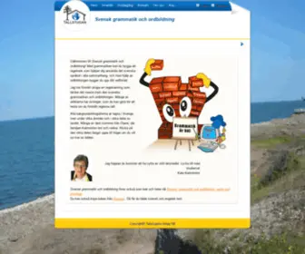 Svenskgrammatik.net(Svensk grammatik och ordbildning) Screenshot