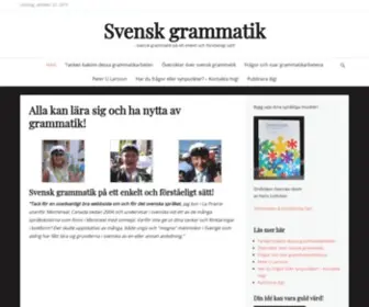 Svenskgrammatik.se(Alla kan lära sig och ha nytta av grammatik) Screenshot