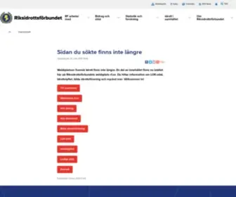 Svenskidrott.se(Har) Screenshot