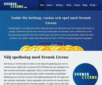 Svensklicens.com Screenshot