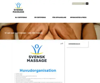 Svenskmassage.se(Startsida) Screenshot
