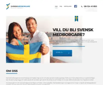 Svenskmedborgare.se(Sveriges) Screenshot