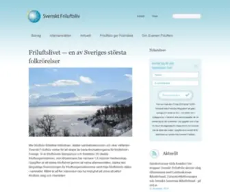 Svensktfriluftsliv.se(Svenskt Friluftsliv) Screenshot